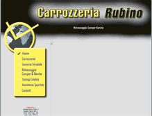 Tablet Screenshot of carrozzeriarubino.com